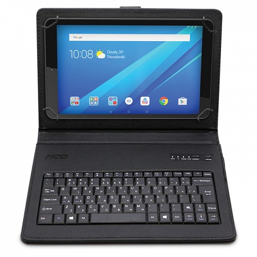 Universal θήκη προστασίας για tablet 10.1, με ενσωματωμένο Bluetooth πληκτρολόγιο (Ελληνικό / Αγγλικό layout) NOD Bluetooth Type & Protect 10.1
