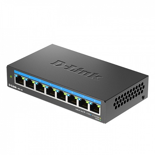 8-Port 2.5G Multi-Gigabit Desktop Switch D-LINK DMS-108