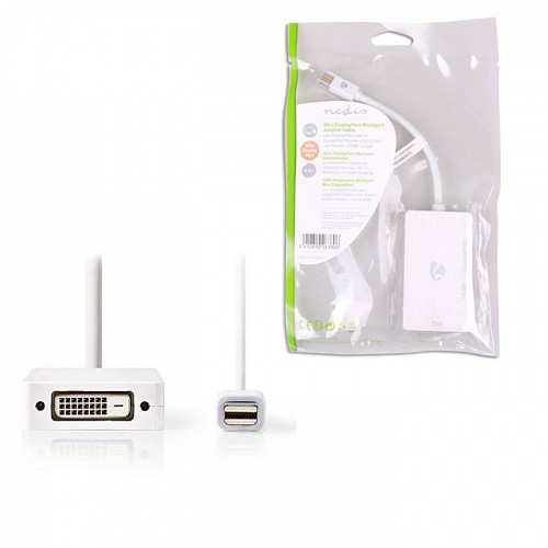 Αντάπτορας Mini DisplayPort σε DVI + DP + HDMI NEDIS CCGP37460WT02