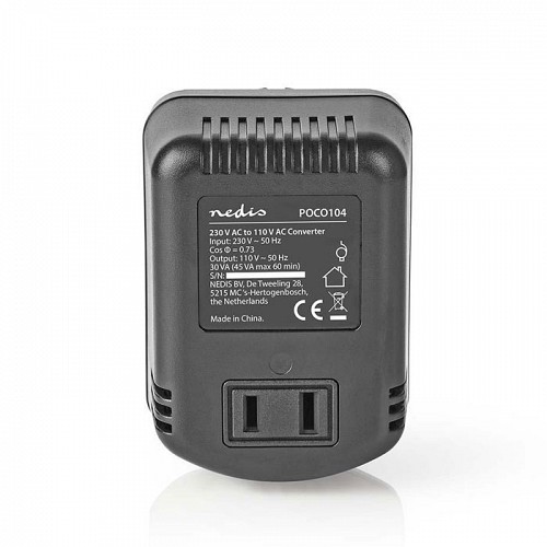 Μετατροπέας από 230 V AC σε 110 V AC, 45W NEDIS POCO104