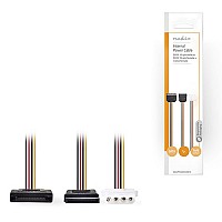 Καλώδιο-αντάπτορας τροφοδοσίας SATA σε Molex 4-pin + SATA, 0.15m NEDIS CCGP73555VA015