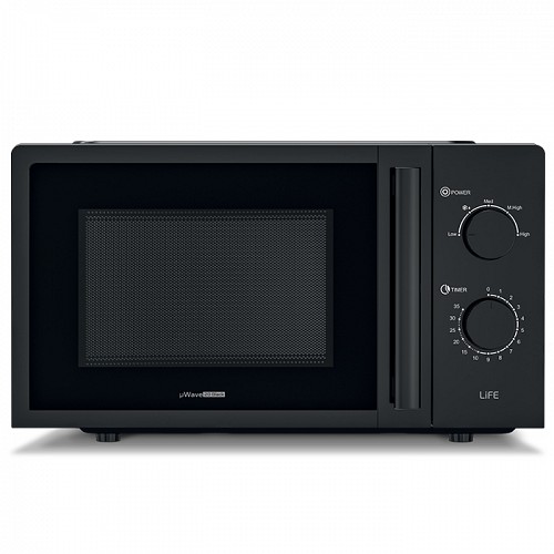Φούρνος μικροκυμάτων 20L, 700W LIFE μWave 20 Black