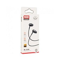 XO EP57 wired earphones jack 3,5mm black