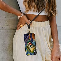Xiaomi Redmi 7  - CrossBody Strap Θήκη με Universal Λουράκι Κινητού και σχέδιο Jocker