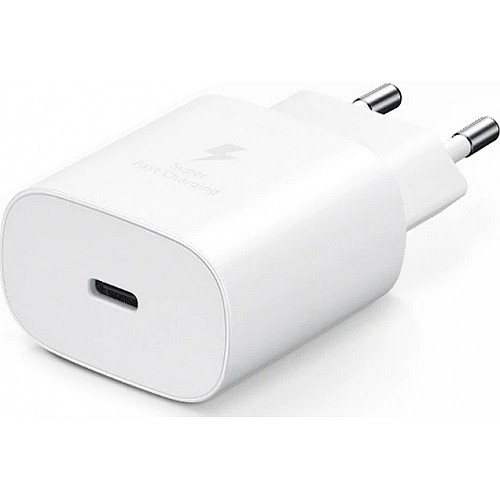 Samsung EP-TA800EWE Φορτιστής Χωρίς Καλώδιο με Θύρα USB-C 25W Power Delivery Λευκός (Bulk)