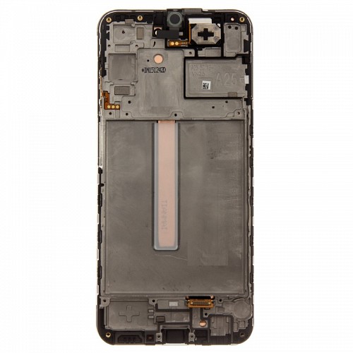 Samsung A256B Galaxy A25 - LCD display + Touch Unit + Front Cover Black (Service Pack)