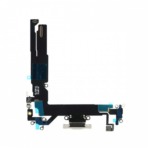 Charging Port Flex for iPhone 16 white