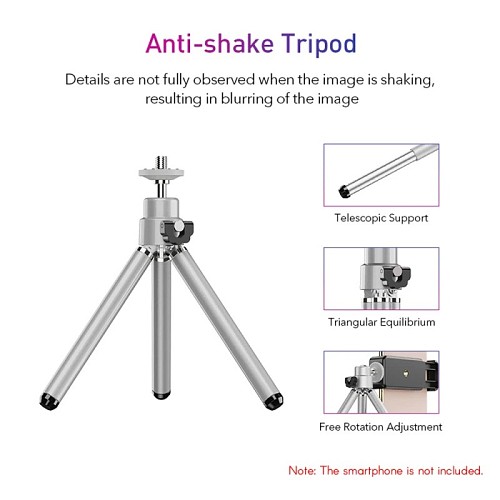 APEXEL APL-22X105 4 in 1 22X Telephoto lens Kits With Tripod for Mobile Phone