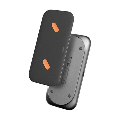 Havit Dual Ασύρματος Φορτιστής Qi Pad 18W Black H340