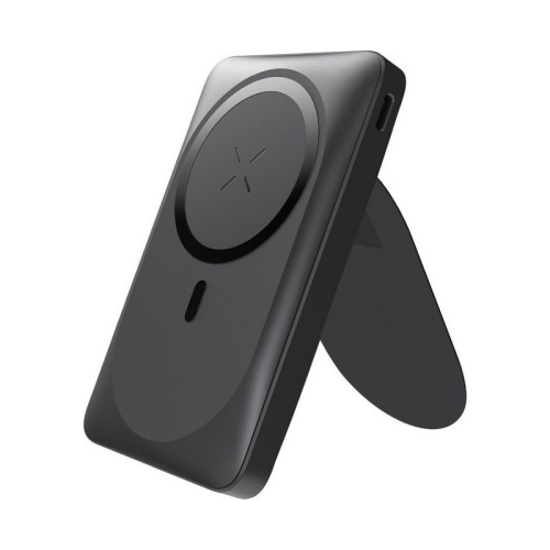 FORCELL Powerbank compatible with MagSafe Forcell F-Energy MagStand F10K2 QC3.0 PD 5A 20W 10000mAh black