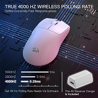 Gaming Ποντίκι - Redragon M916W-PRO-4K 3-Mode Wireless (White)